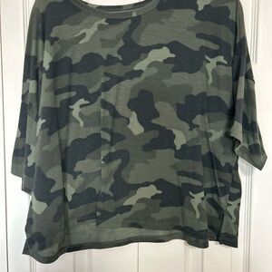 Camo Green Women's Top
